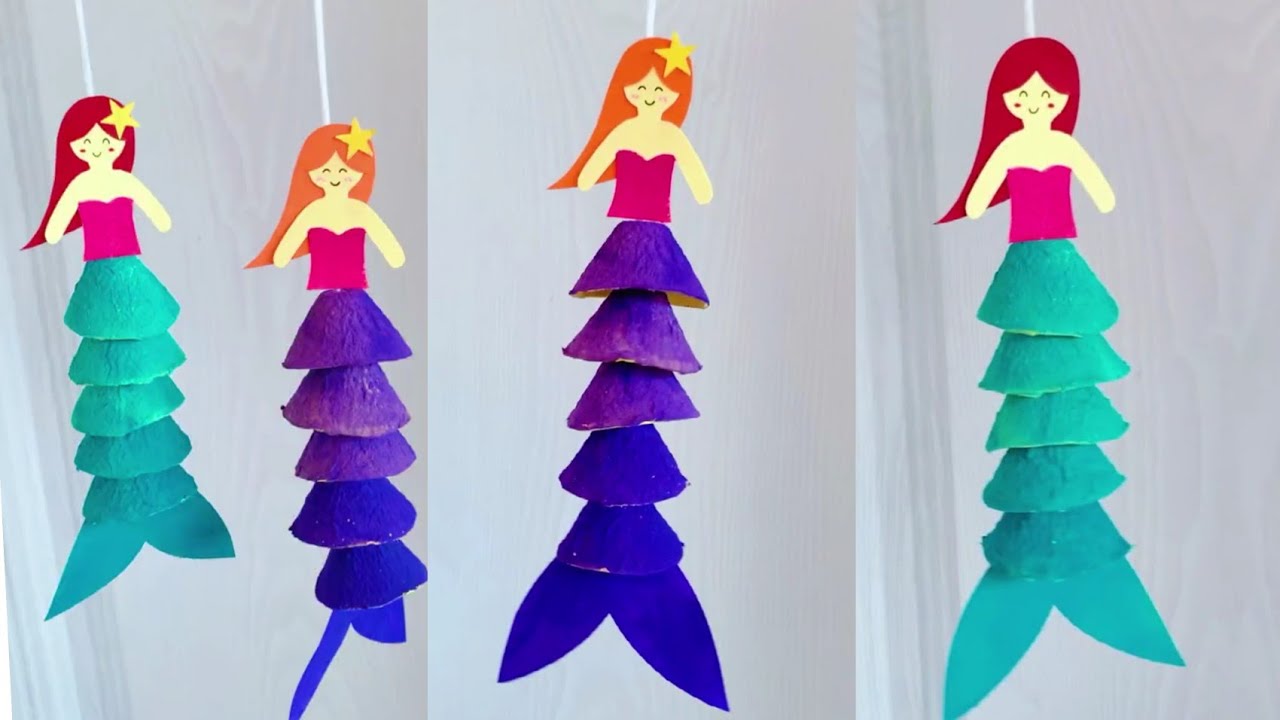 diy egg carton crafts making best out of waste part 2