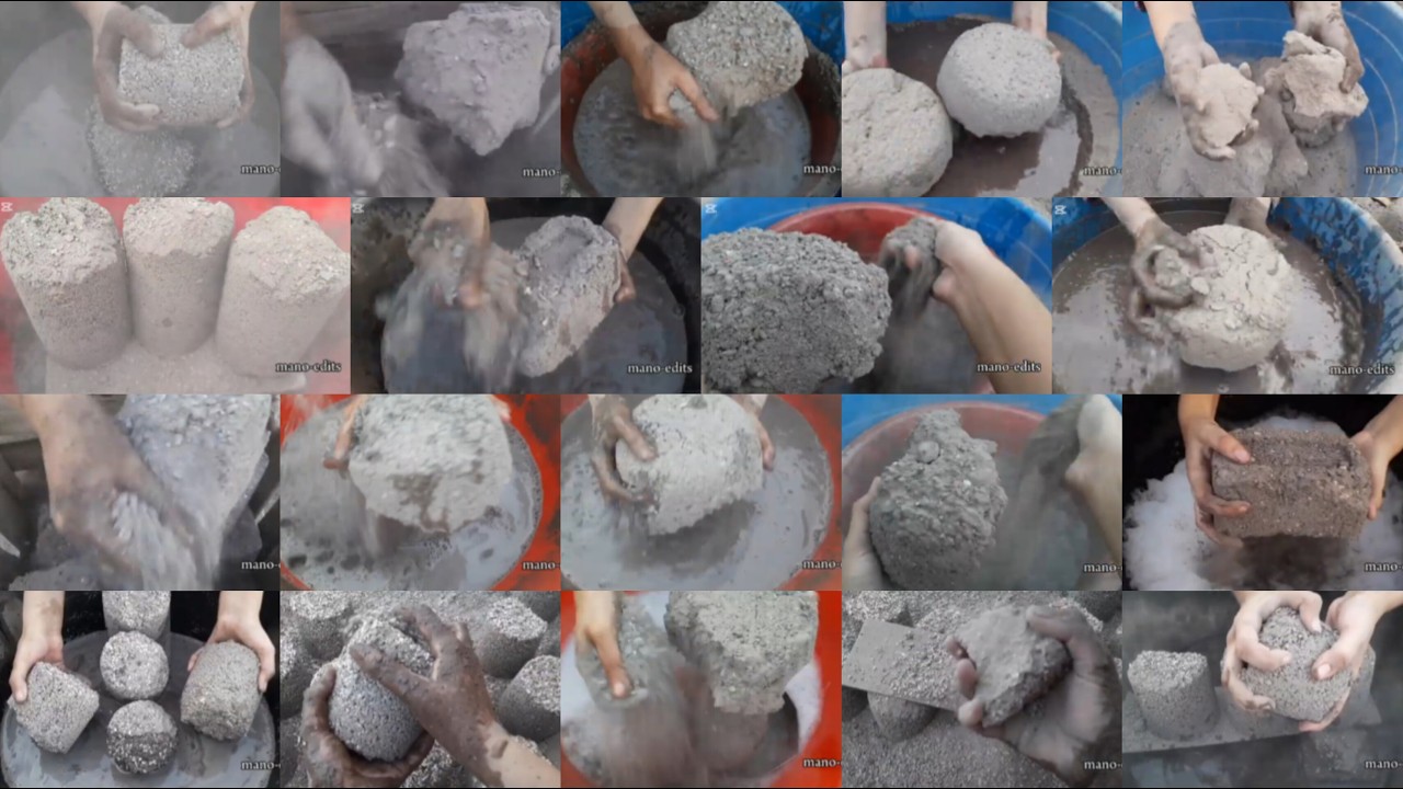 Asmr edits:Gritty Handmade |Gritty sandcement texture dusty bombastic|compilation by Minilibii asmr