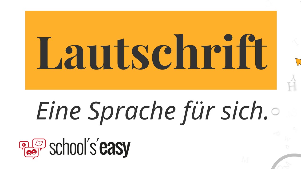 Lautschrift - Eine Geheimsprache?!
