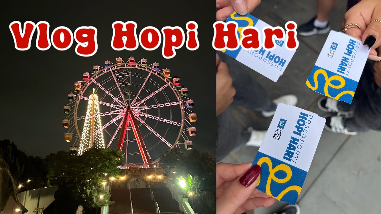 Vlog No Hopi Hari- Um Dia Comigo!!!