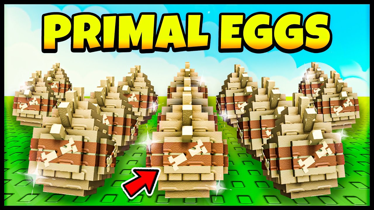 I Opened PRIMAL EGGS To Get The New SPINOSAURUS in Grow A Garden!
