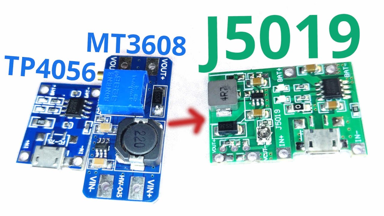 Модуль заряда J5019 (MT3608 + TP4056) | VORON.UA