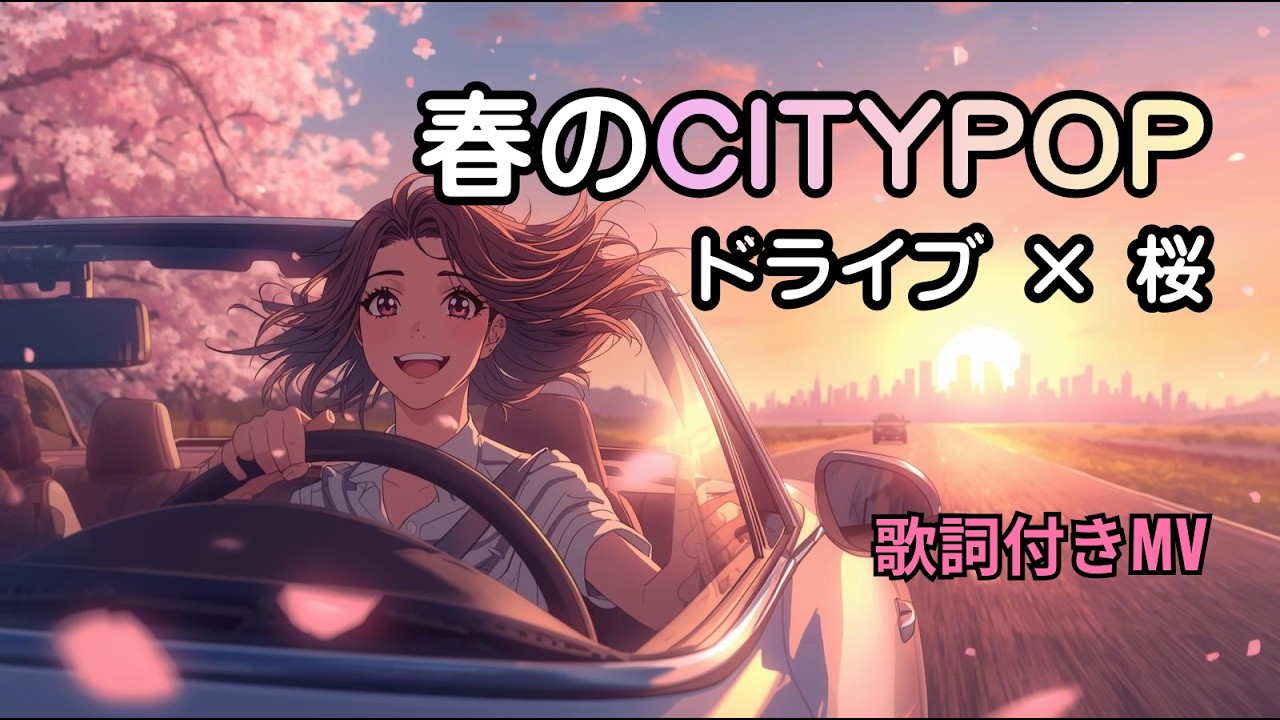 春のシティポップドライブ🌸桜と海のBGM