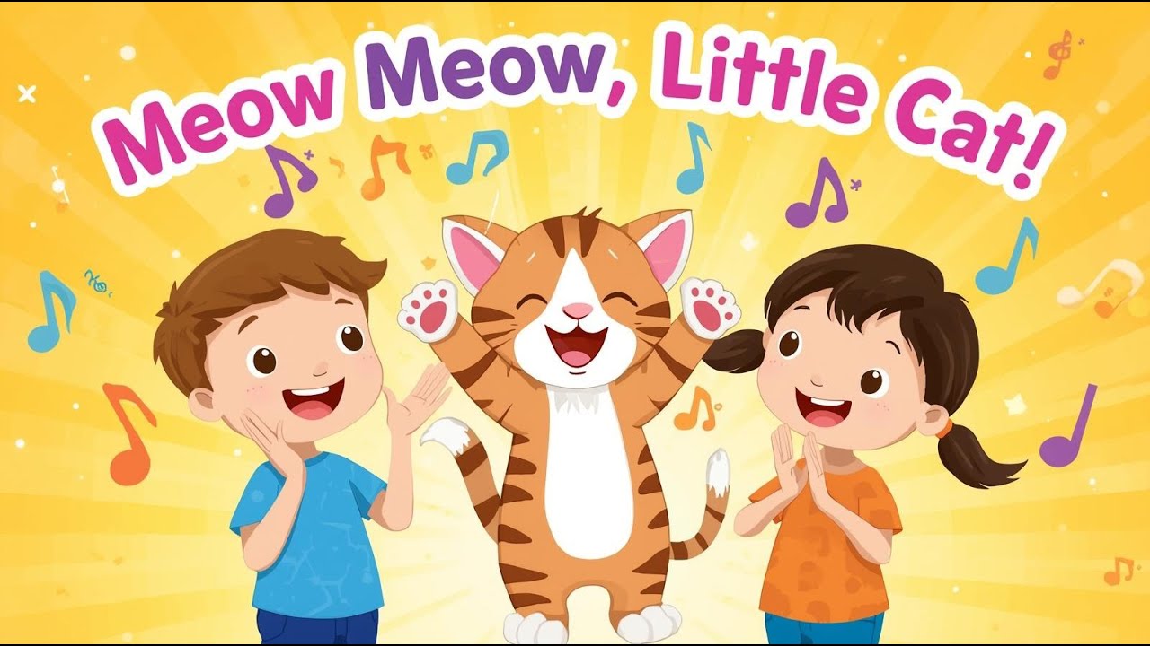 Мяу-мяу, кошечка 🐾 | Милая кошечка для малышей | Песенка для детского сада | Волшебные сказки