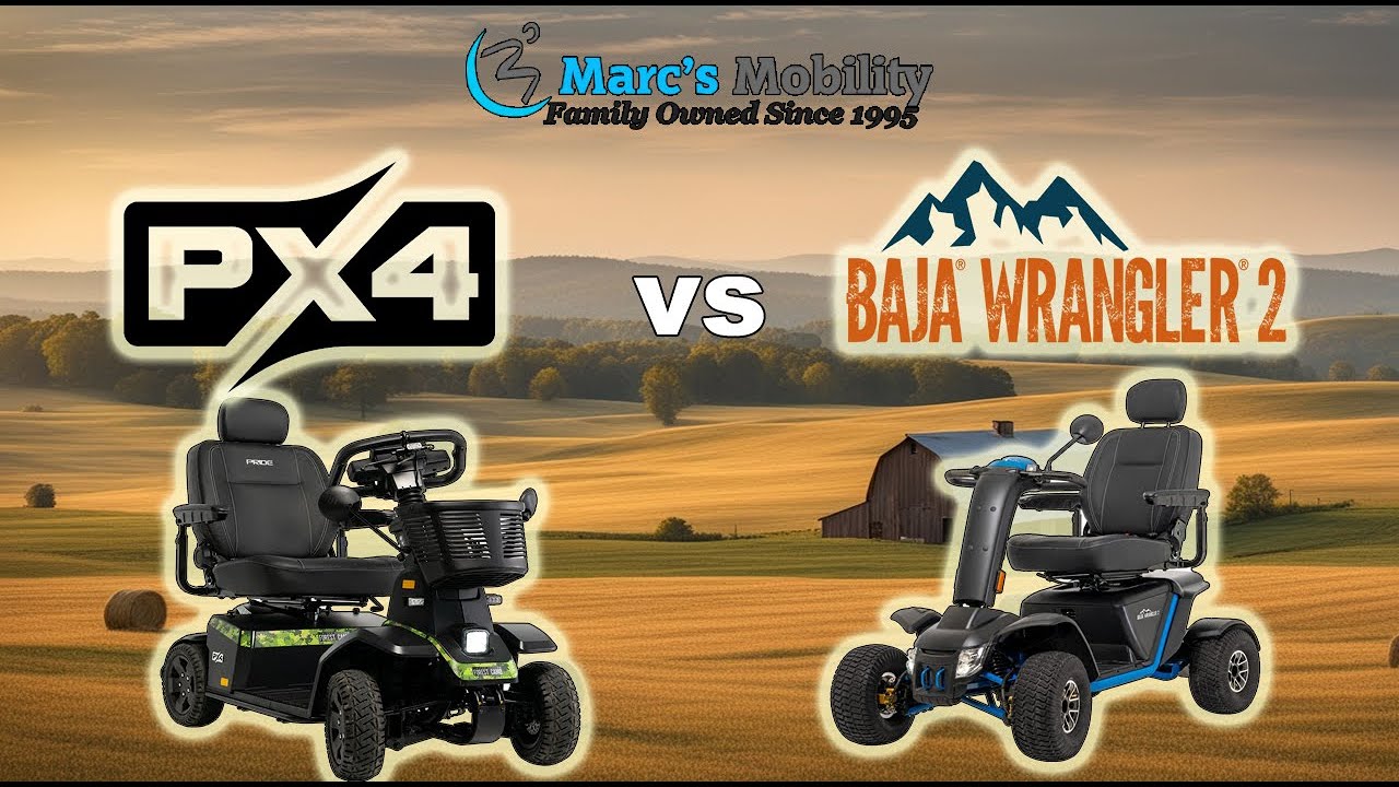 Off-Road Scooter Showdown – Pride PX4 vs Baja Wrangler 2!