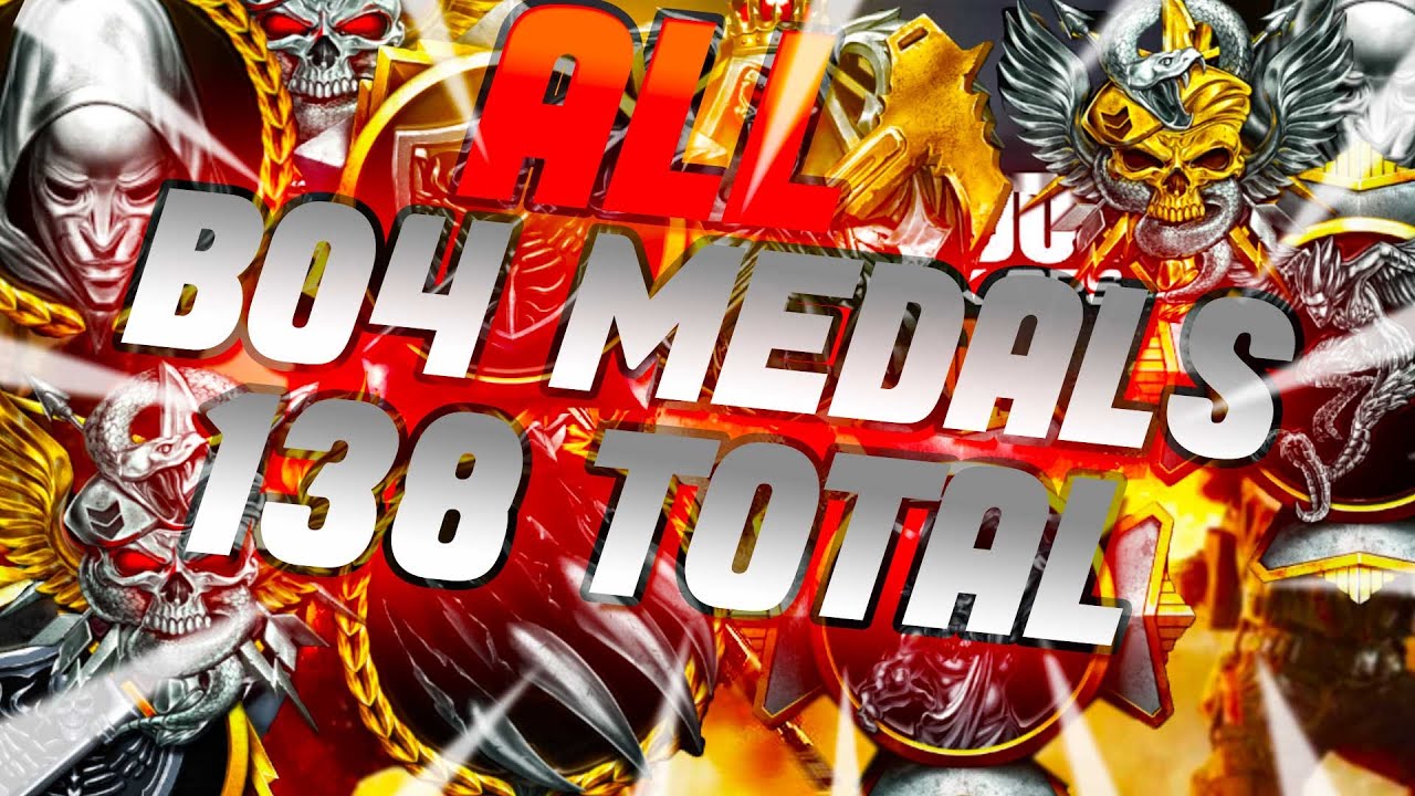 All BO4 Earnable Medals