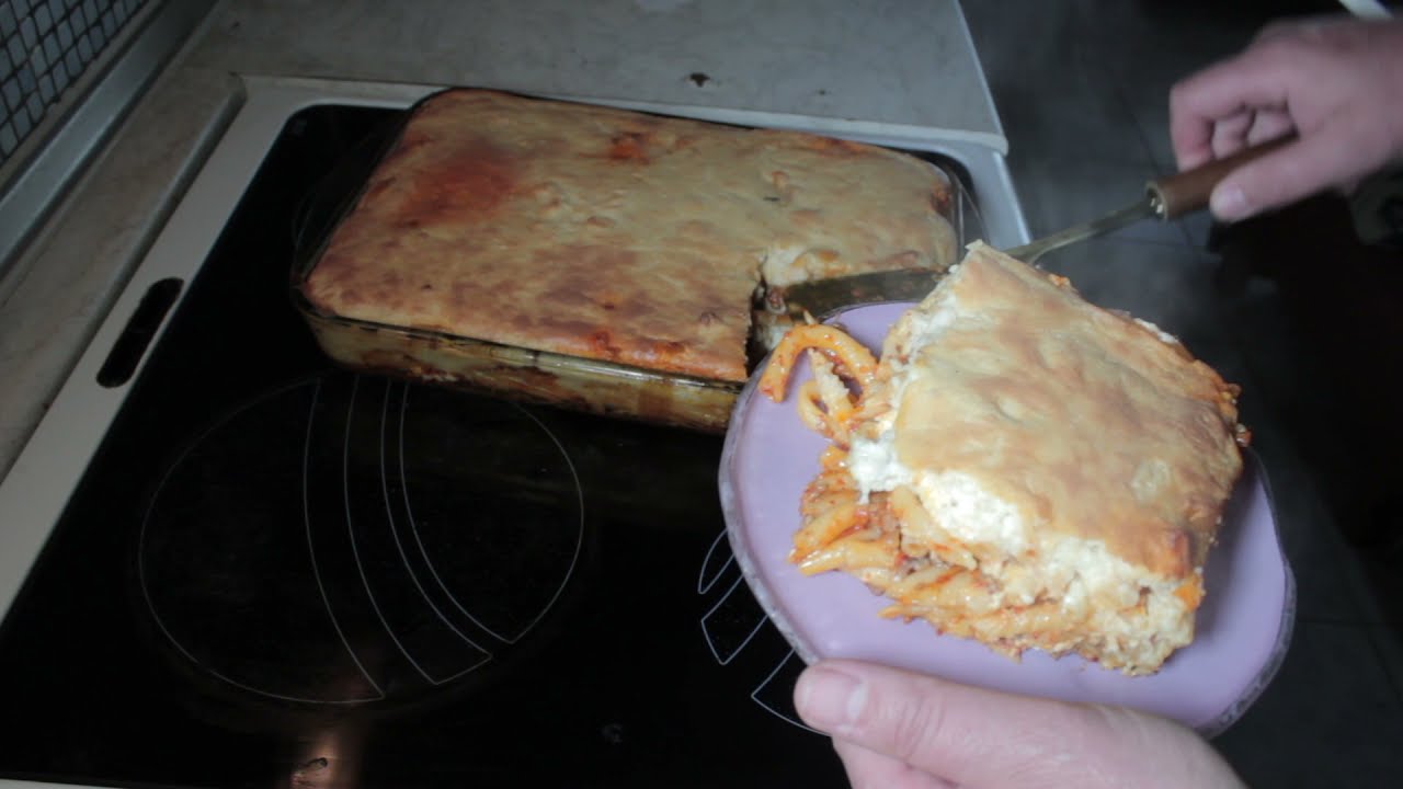 Παστίτσιο με Πιπεριές Φλωρίνης - Pastitsio