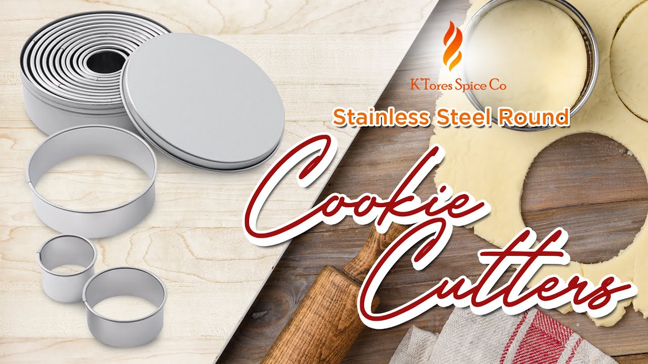 Stainless Steel Round Cookie Cutters
