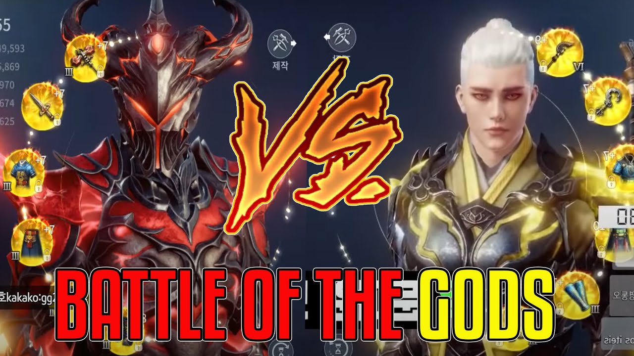 Battle of the Gods Jihoajae vs Mc lux tv Korea Top 1 Warrior Vs Top 1 Lancer