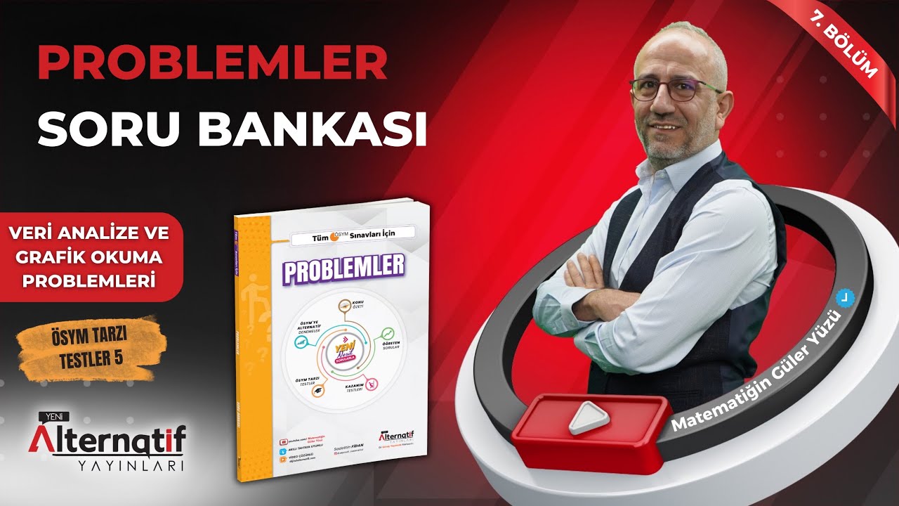#45 Veri Analizi ve Grafik Okuma | ÖSYM Tarzı Test-5 #alternatifyayınları 