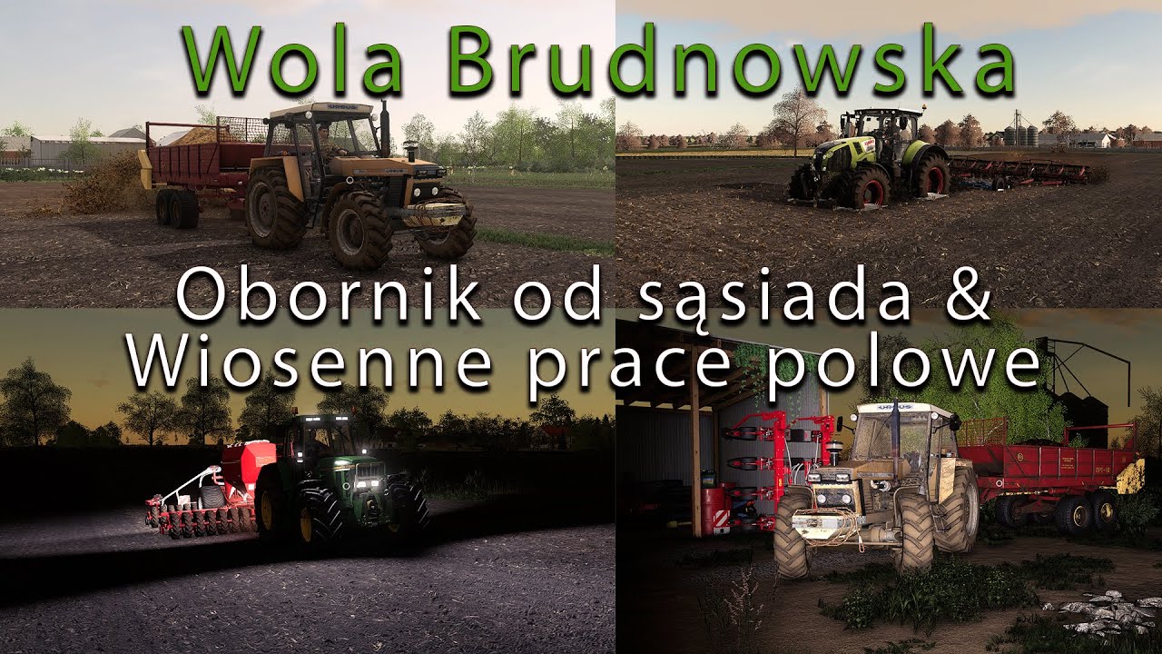Wiosna w Woli brudnowskiej! | Obornik od sąsiada | Ursus w akcji | Wola Brudnowska #8 FS19