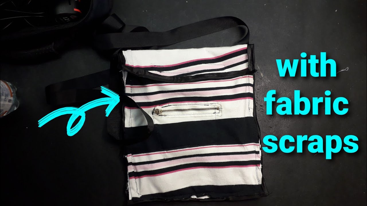 I created my first bag with some old clothes