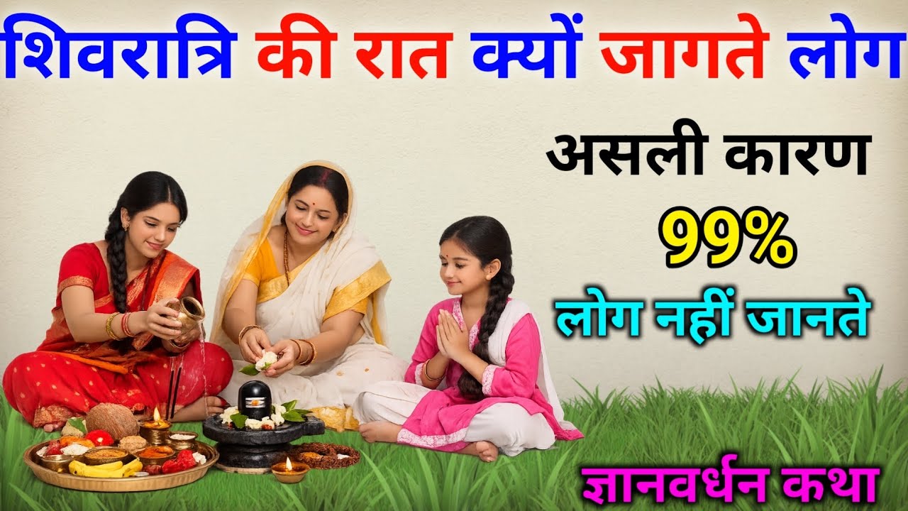 शिवरात्रि की रात क्यों जागते लोग? | असली कारण 99% लोग नहीं ज