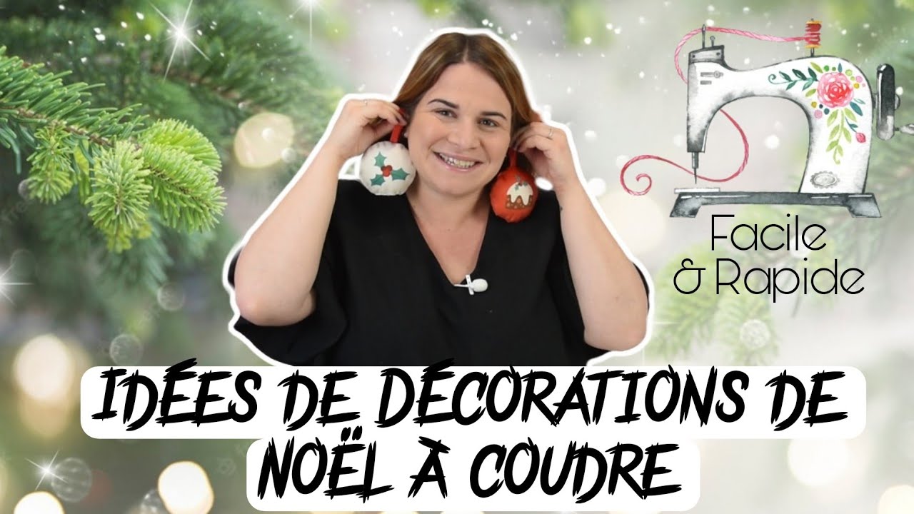 5 idées de Décorations de Noël COUSUS MAISON, super RAPIDE et FACILE / By PopO