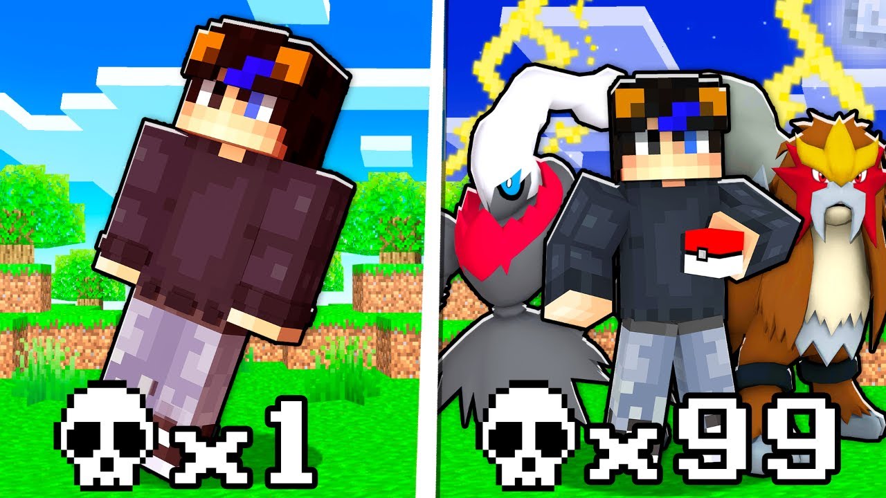 CADA VEZ QUE MUERO ME SALE UN POKEMON EN MINECRAFT PIXELMON!