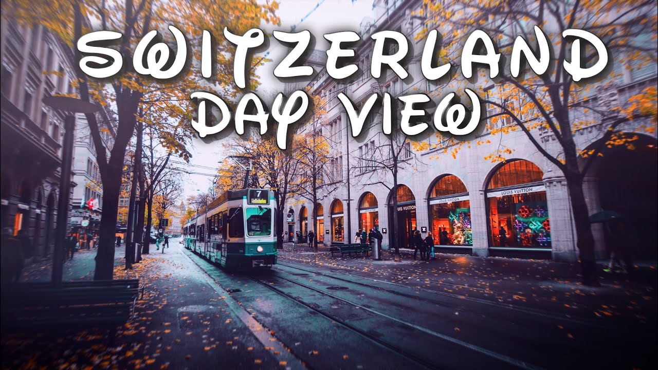 Switzerland Day View in 2K 60FPS 🌄 | Relaxing Nature & Scenic Travel