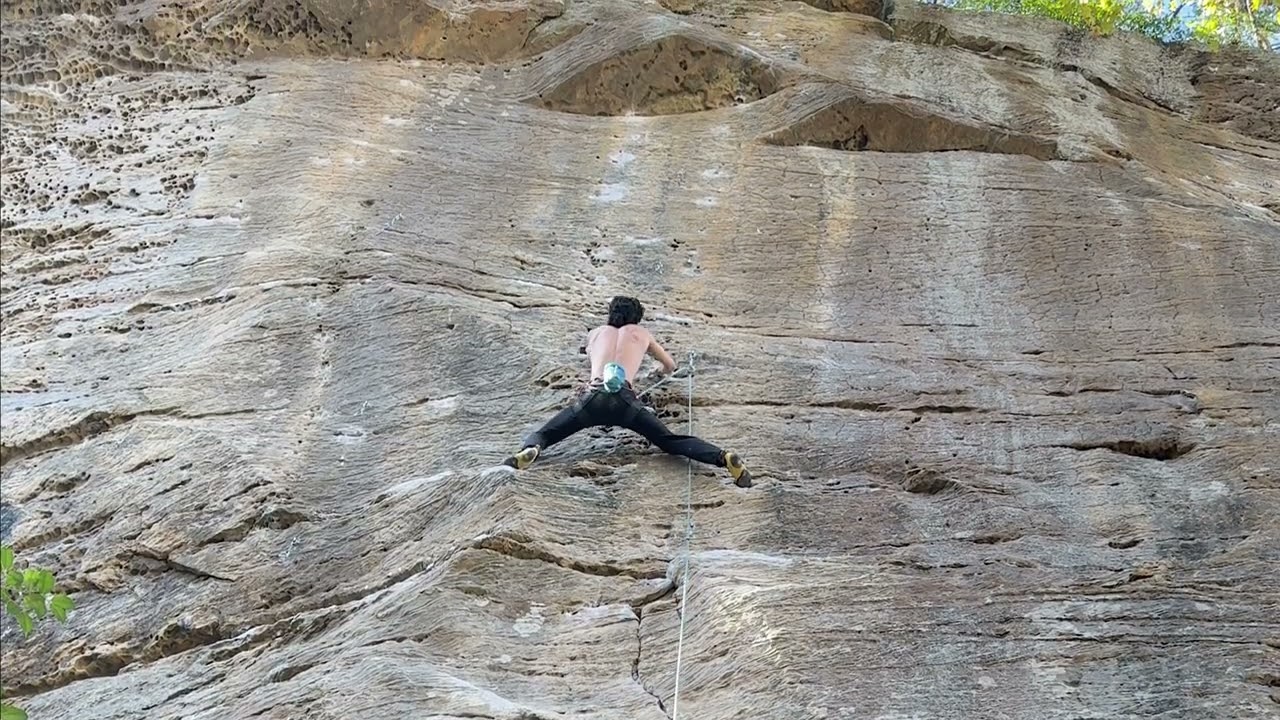 Jesus Wept (5.12d) - Red River Gorge (Anthony)