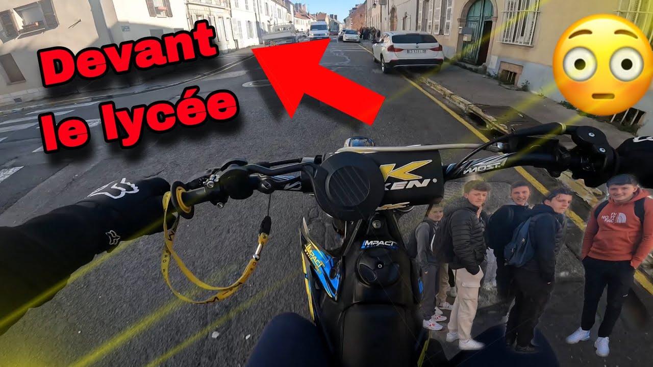 LEVER DEVANT LE LYCÉE ! 😳(je vais au lycée en 86 most)