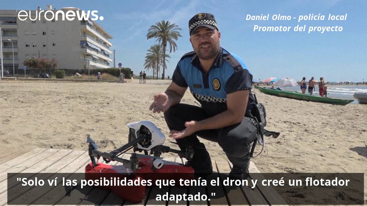 Los vigilantes de la playa, versión dron