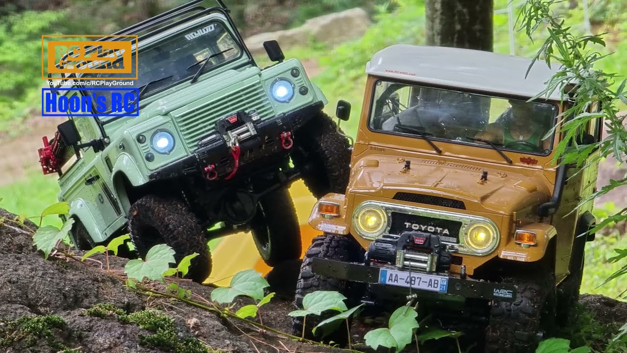1/10 Scale RC : RC4WD FJ40 Land Cruiser & D90 Defender Off-Road
