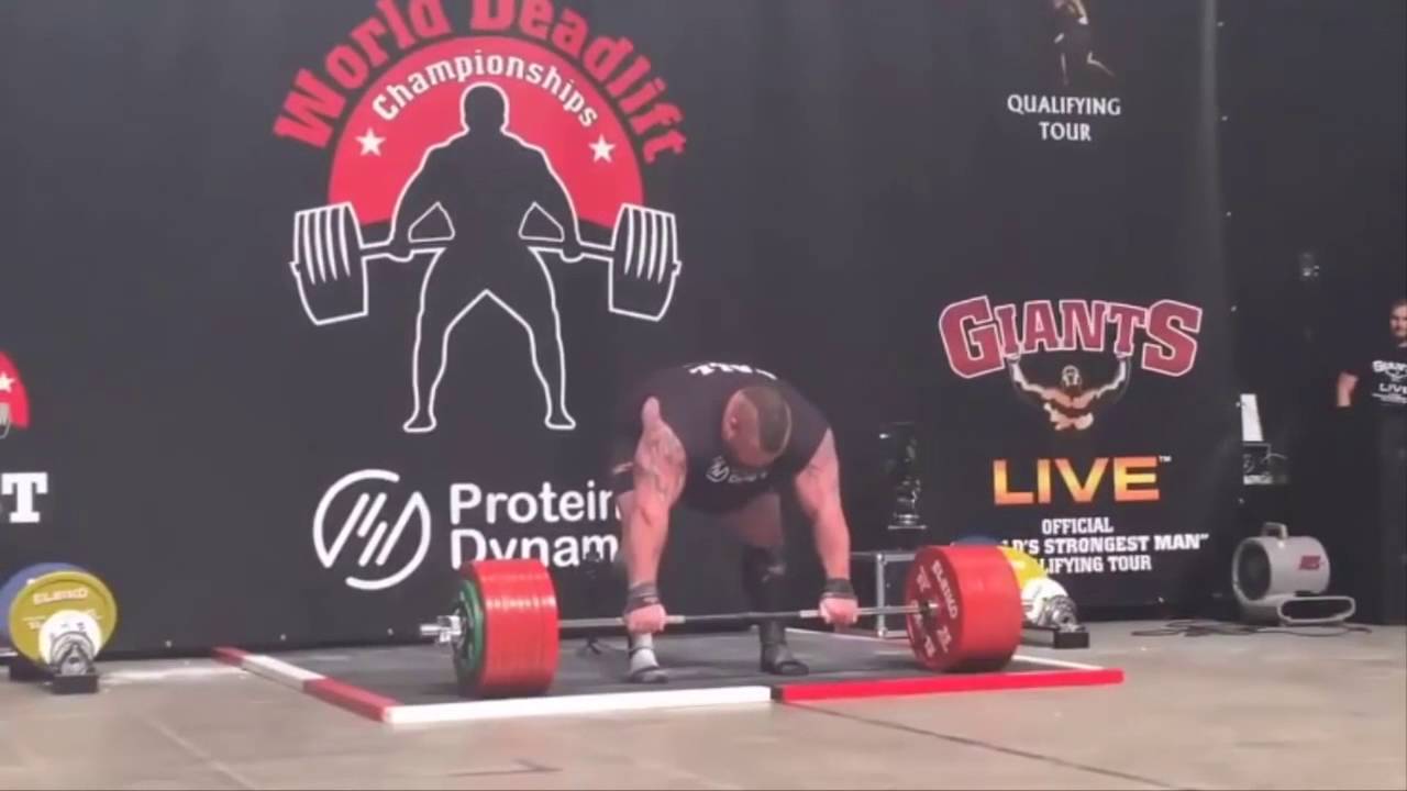 WORLD RECORD DEADLIFT - EDDIE HALL - 500KG/1102LBS (2016)