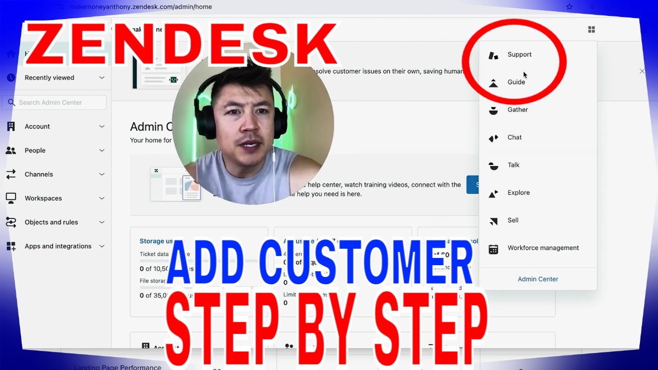 ✅ Как вручную добавить конечного пользователя клиента в ZenDesk 🔴