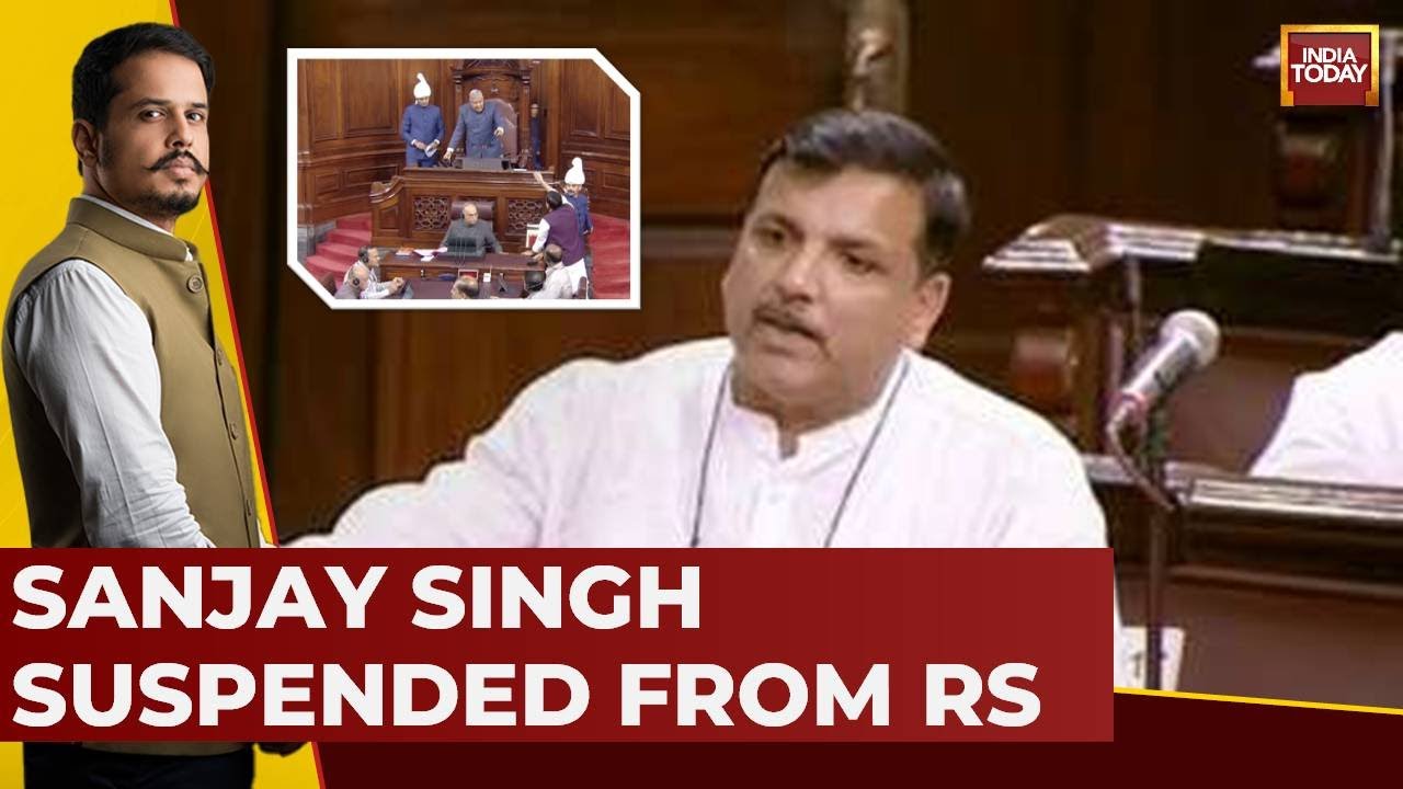 AAP's Sanjay Singh Suspended From Rajya Sabha Mausami Singh Speaks To Suspended MP Sanjay Singh