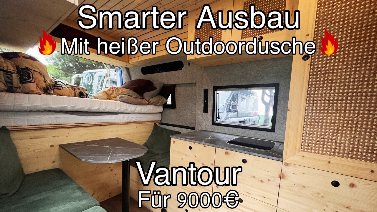 Als Skilehrer im Campervan I Roomtour Opel Movano Bus
