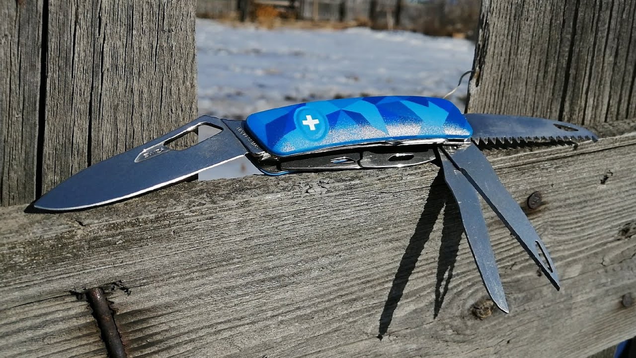 Это конкурент Victorinox? Аналог Huntsman SWIZA SH09 R тесты ножниц, клинка и пилы.