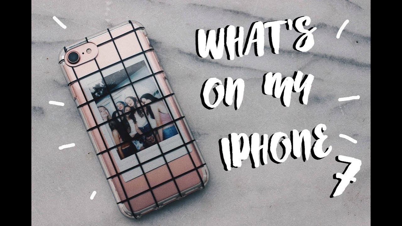 WHAT'S ON MY IPHONE 7 !!