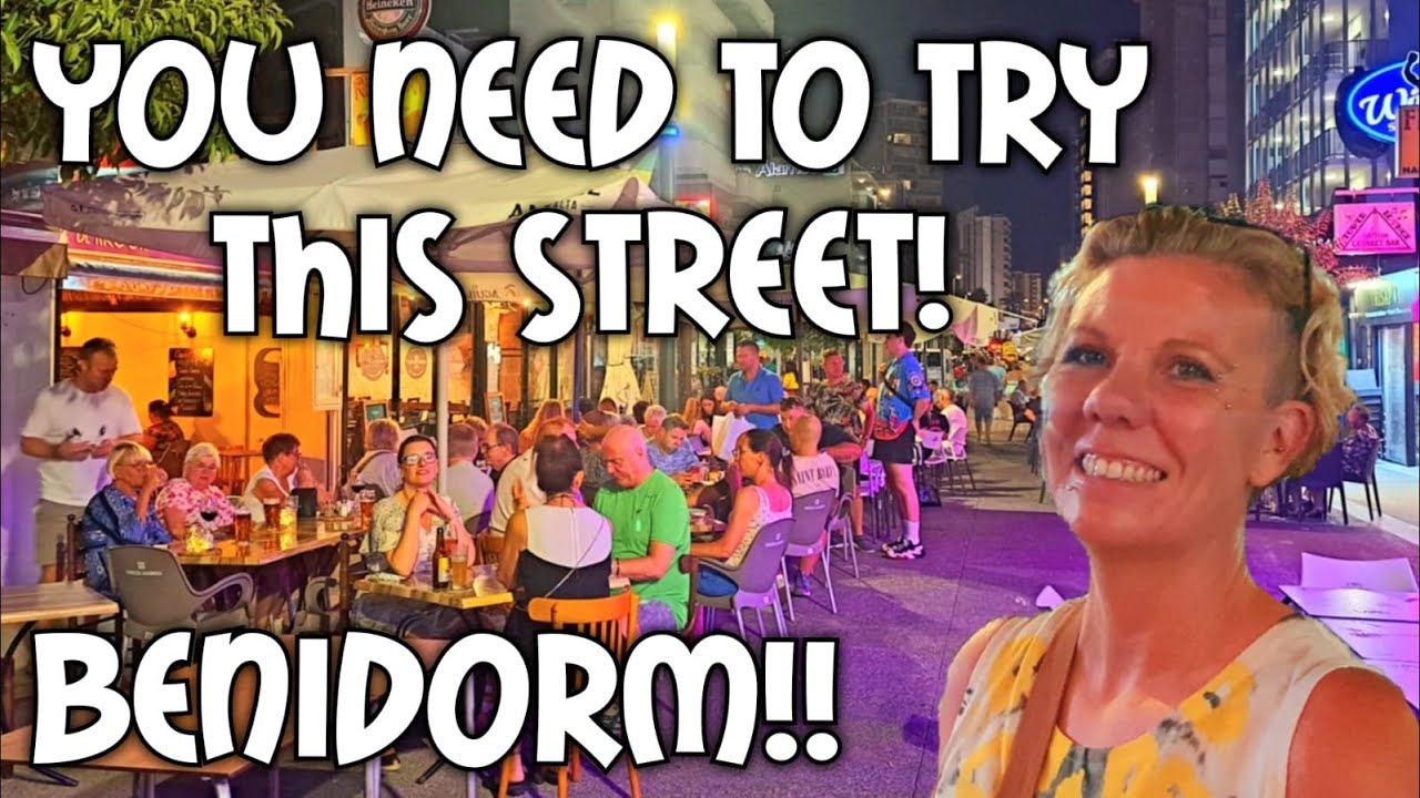 Benidorm - Close to the strip but a complete opposite! Street tour!