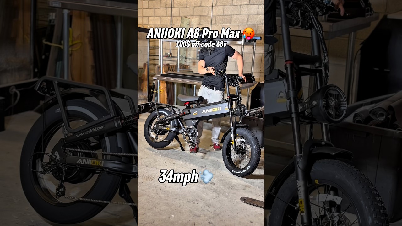 A8 Pro Max 🤯‼️ Используйте код &laquo;68V&raquo; @a@aniiokiebikemotorcycle #ebike #surron #moto #dirtbike #emoto