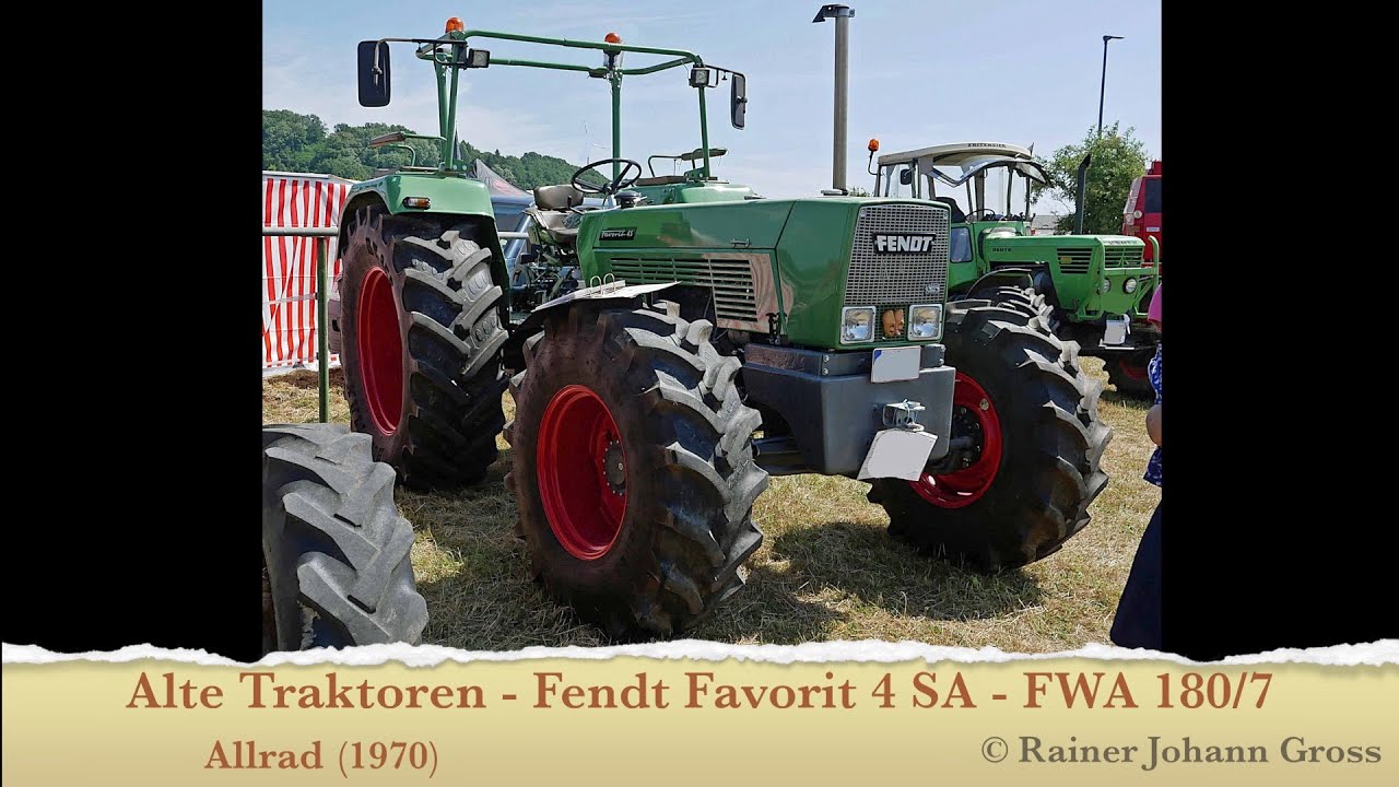 Alte Traktoren - Fendt Favorit 4 SA - FWA 180/7 - Allrad (1970)