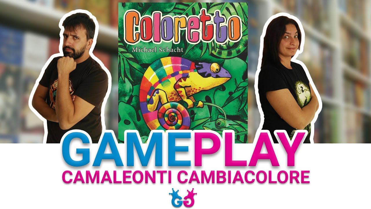 Coloretto Partita Completa tra camaleonti e @RecensioniMinute