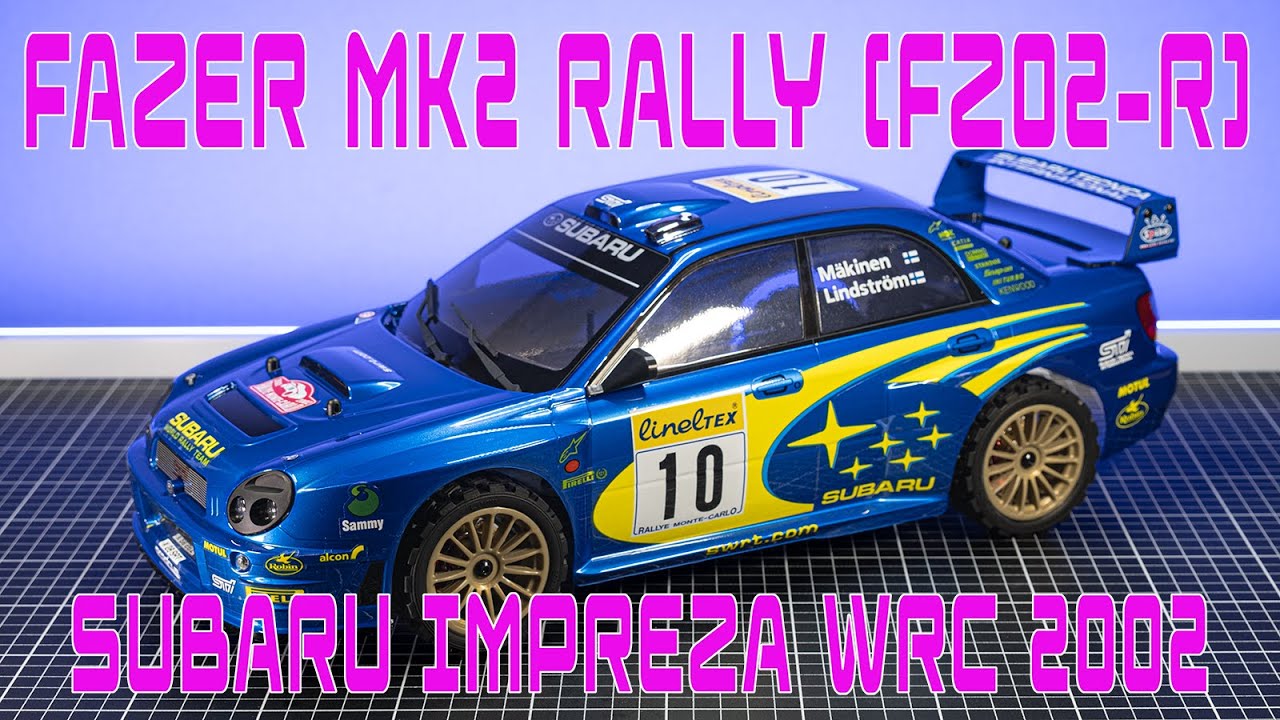 Kyosho Fazer Mk2 FZ02-R Rally Chassis Subaru Impreza WRC 2002. Introduction and initial impressions