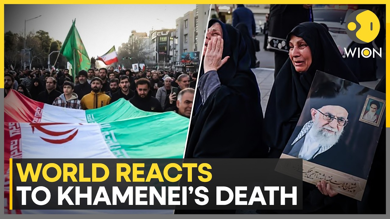 US-Israel Strike Iran: World Reacts To Khamenei’s Death; Thousands Mourn, Protest In Iran | WION