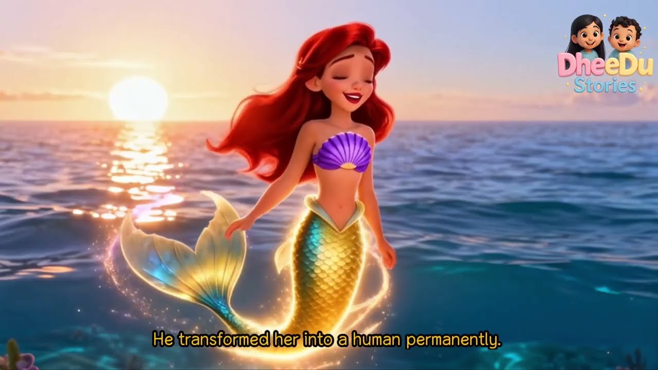 The Little Mermaid's Dream @DheeDukidsworld Englishfairytales| moral fairytale story for children 