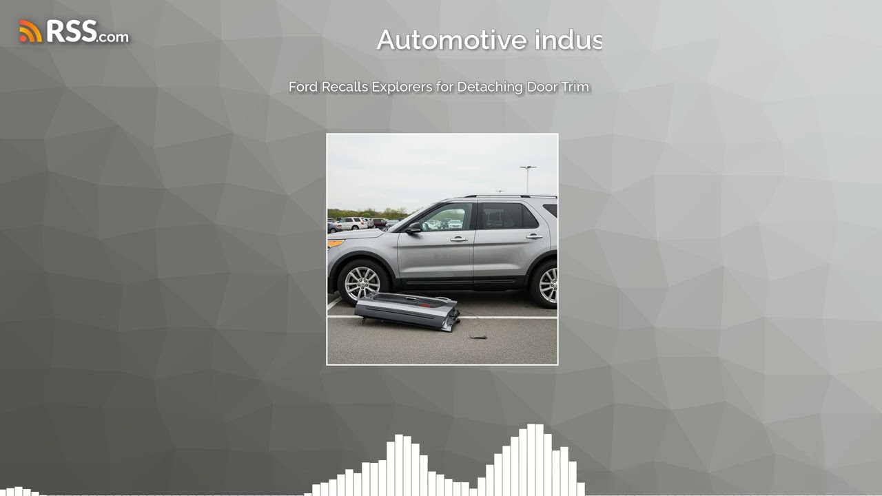 Ford Recalls Explorers for Detaching Door Trim