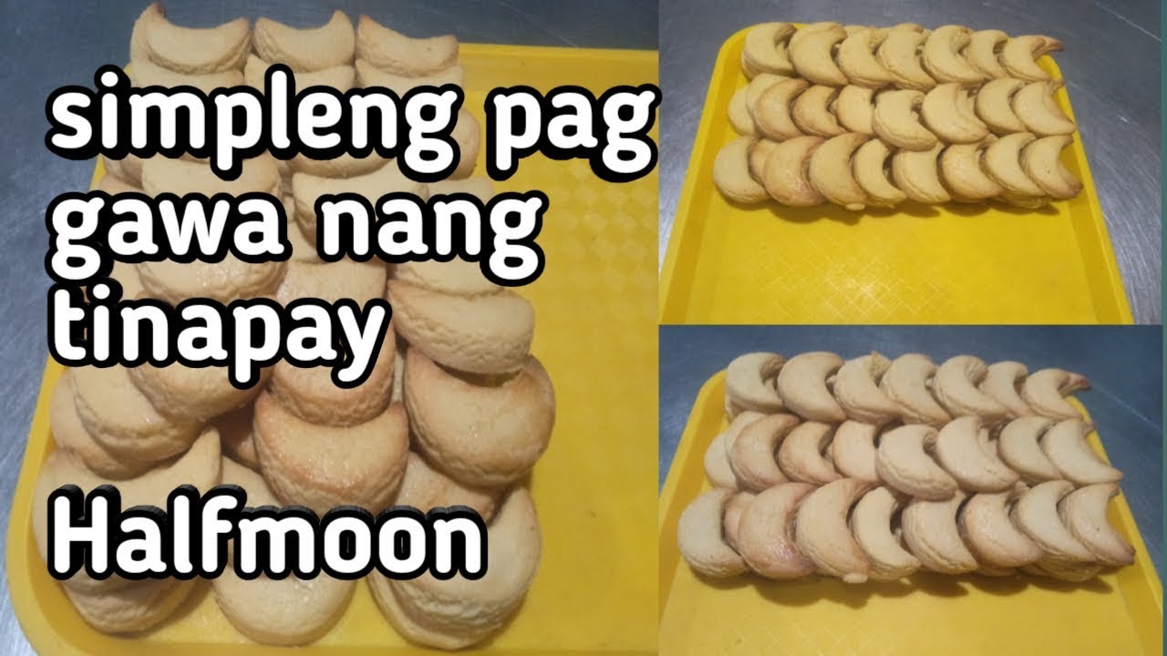 how to make half-moon | PAANO GUMAWA Nang  Halfmoon | master baker