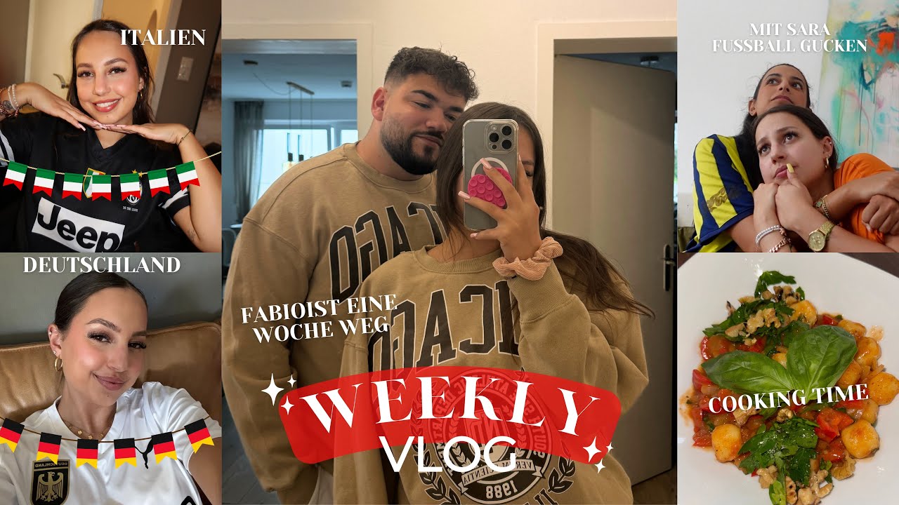 SARA & ICH KOMMENTIEREN TÜRKEISPIEL 😂🇹🇷, Fabio ist weg - ich muss alleine kochen 👩🏽‍🍳🫠 | Weekly VLOG