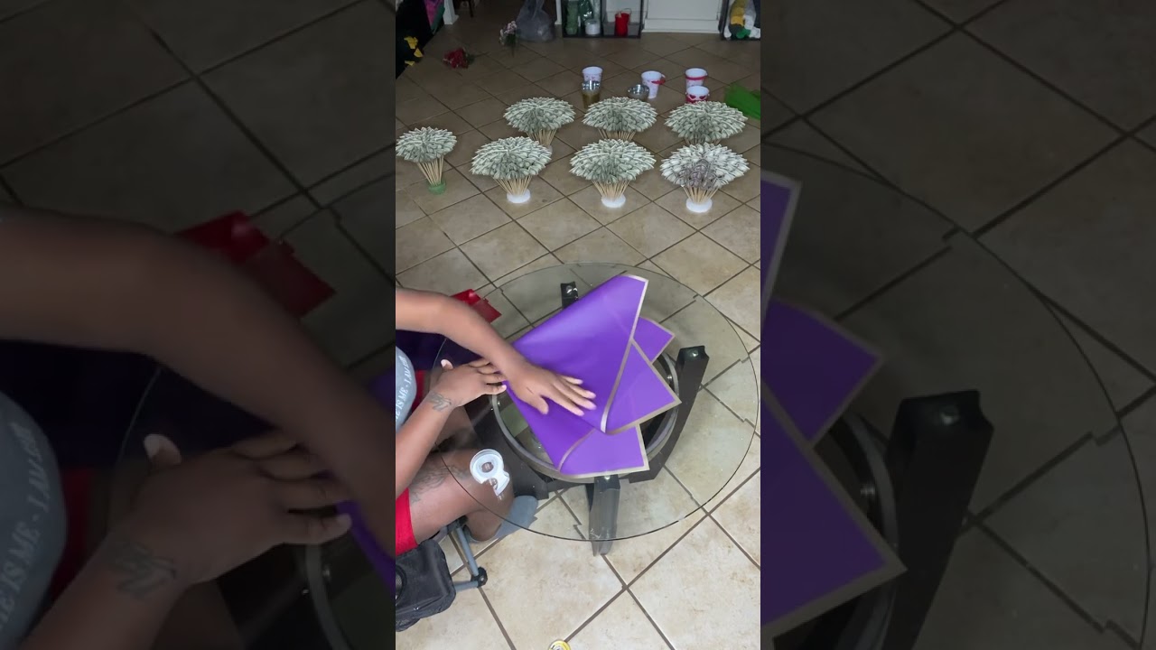 Easy bouquet folding technique