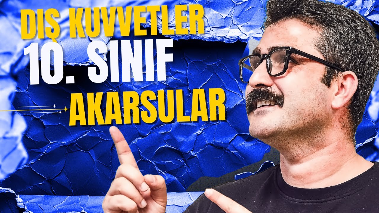 10. Sınıf 1. D&ouml;nem 2. Yazılı | Maarif Model | Dış Kuvvetler: Akarsular