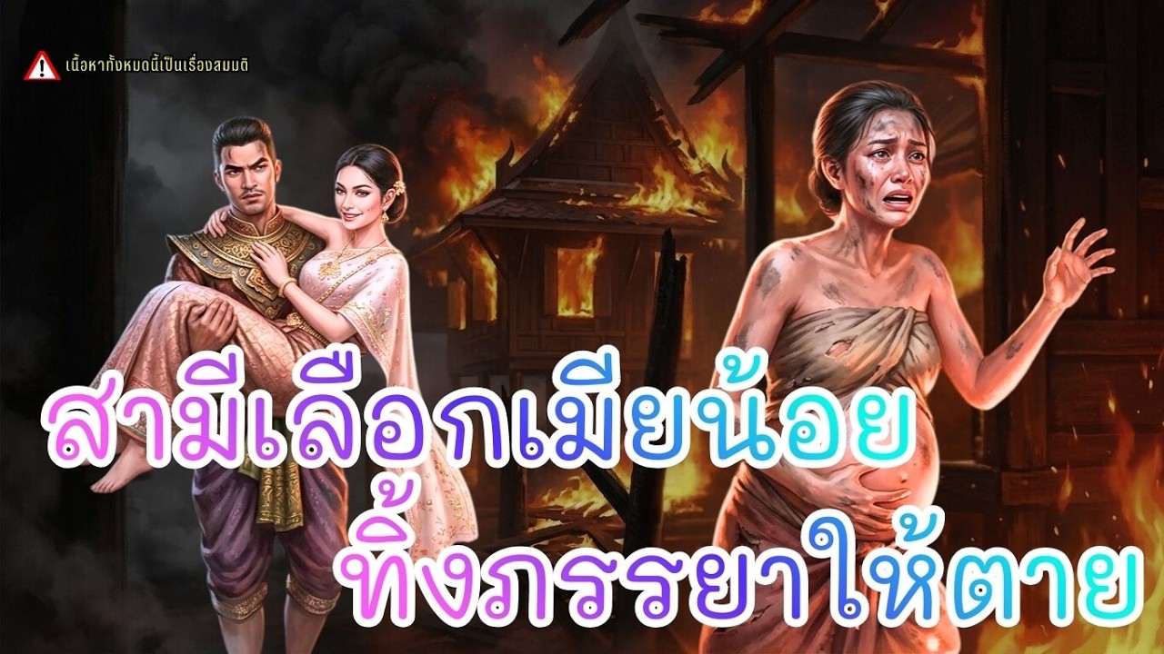 สามีทิ้งภรรยาไว้กลางกองเพลิงเพื่อช่วยเมียน้อย… 3 ปีต่อมา เธอกลายเป็นเจ้าของเมือง! | นิทานพื้นบ้านไทย