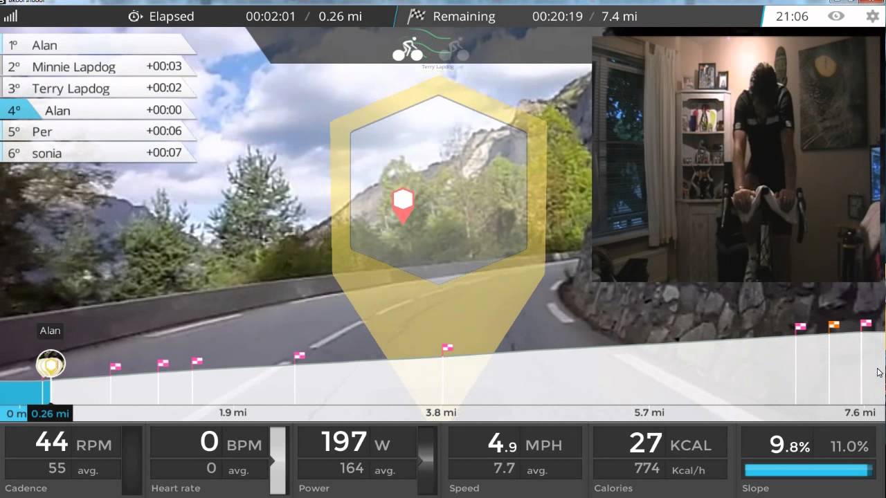 BKool Smart Trainer Alpe d'Huez What's it Like Bkool Trainer Pro