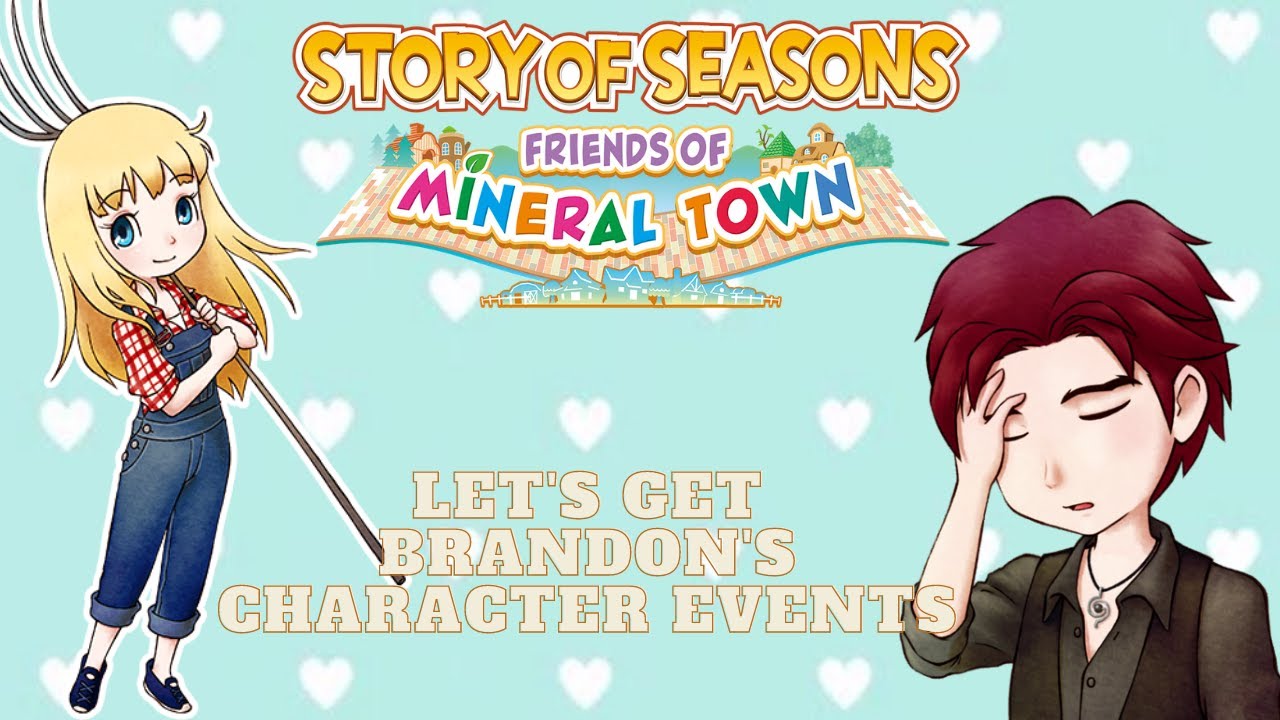 Story of Seasons: Friends of Mineral Town - Brandon's Events, Confession, Proposal & Baby.