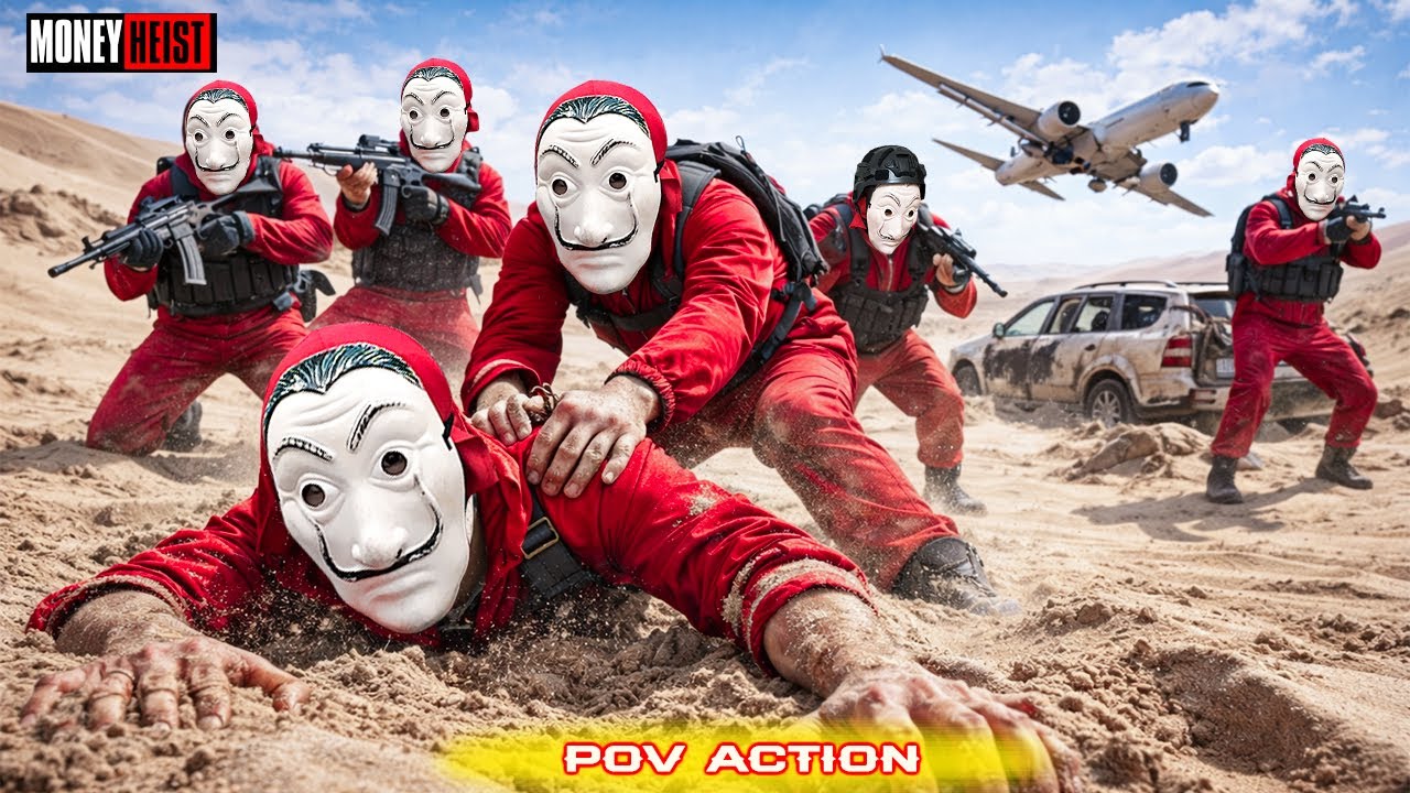 PARKOUR VS MONEY HEIST! 2 | BAD GUYS: No ESCAPE, The Desert Took Him (BELLA CIAO) Epic POV
