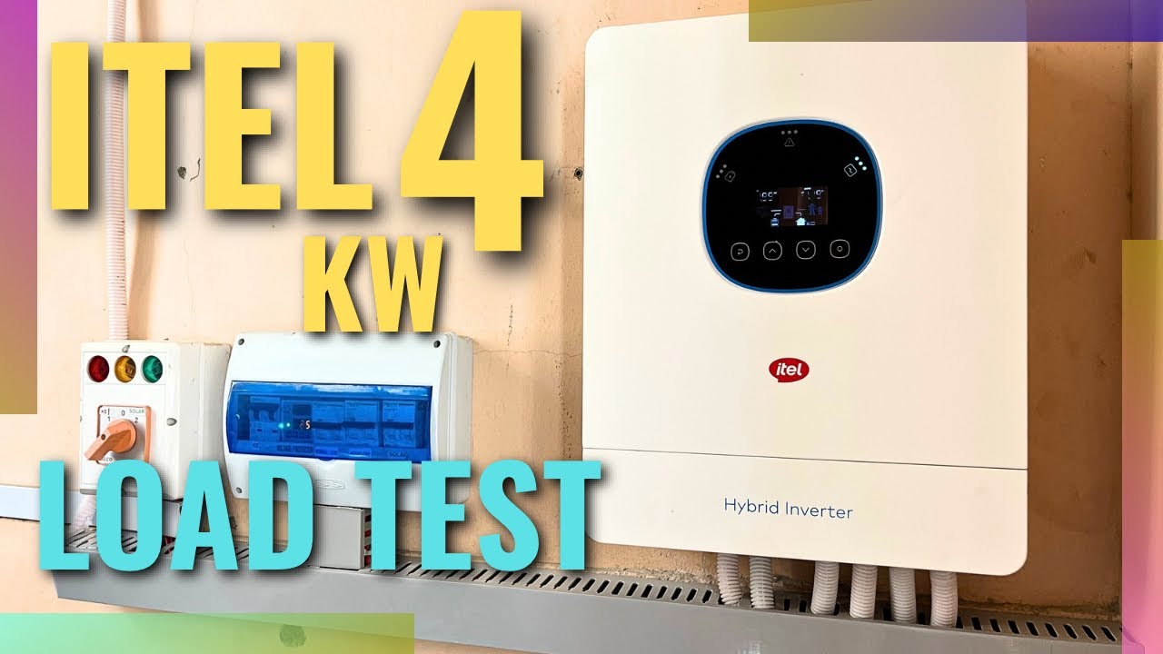 ITEL 4KW INSTALLATION + LOAD TEST