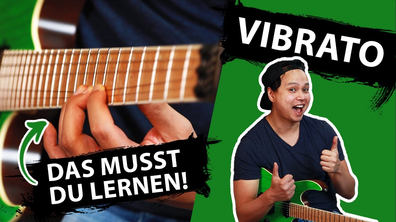 VIBRATO auf der Gitarre LERNEN für Beginner (Basic Gitarren Technik)