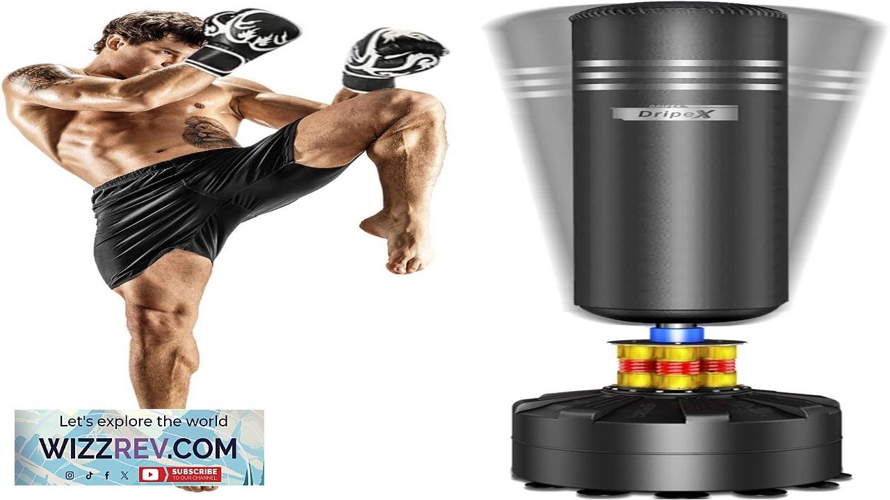 Dripex Freestanding Punching Bag Heavy Boxing Bag with Stand for Adult Youth Review