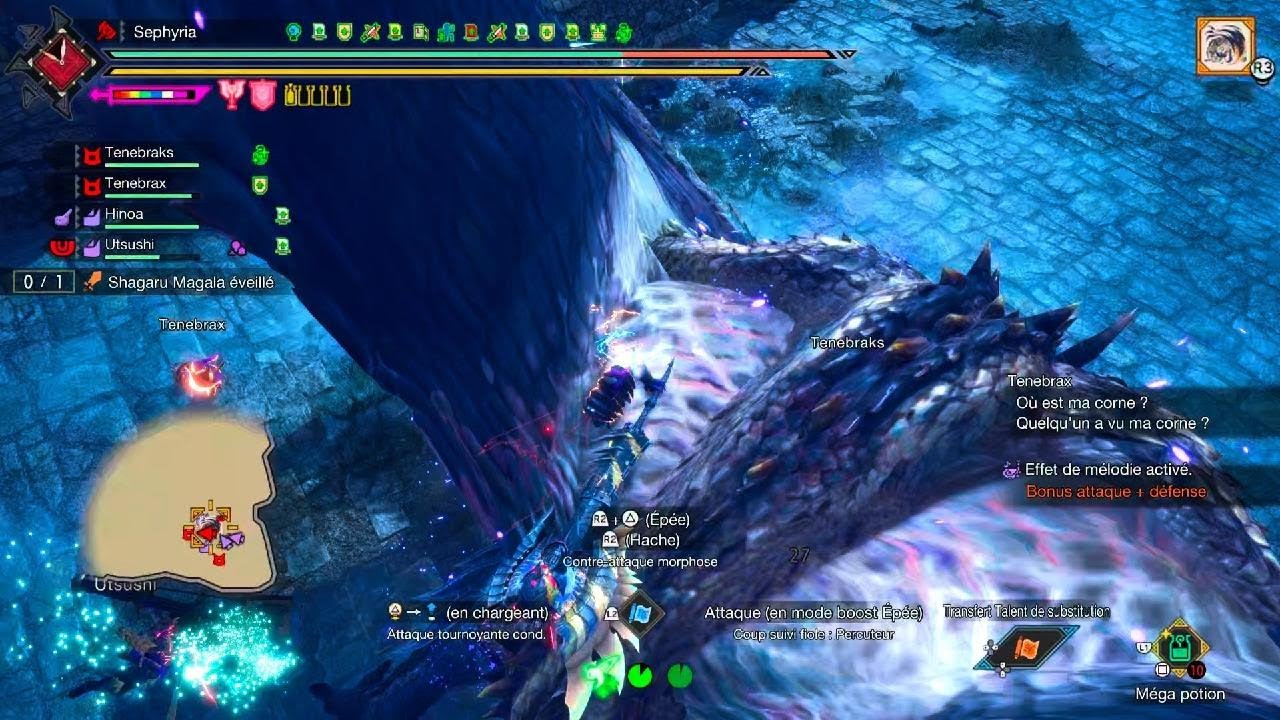 MHR Sunbreak PS5 : Risen Shagaru magala VS Savage Axe (8:05) Casual gameplay